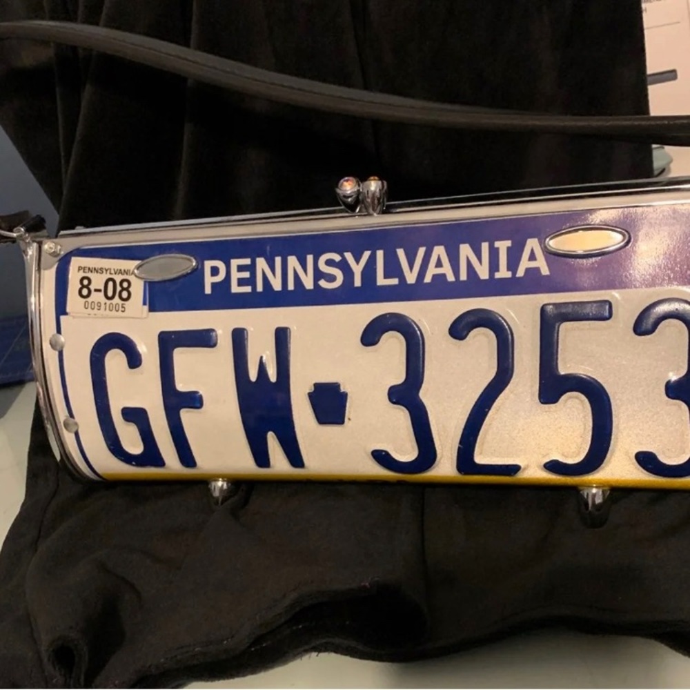 Little Earth PA license plate purse